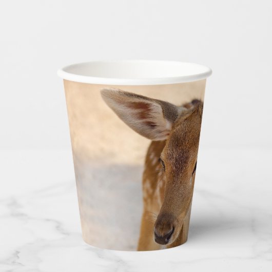 Baby Deer Papieren Bekers (Voorkant)