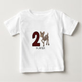 Baby Deer Pset Second Birthday Shirt (Voorkant)