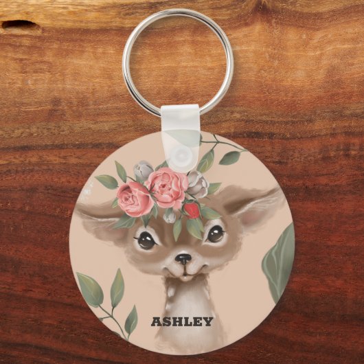 Baby Deer Sleutelhanger (Achterkant)