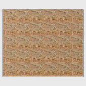 Baby Deer's eerste winter Cadeaupapier (Vlak)