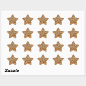 Baby Deer's eerste winter Ster Sticker (Vel)