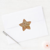 Baby Deer's eerste winter Ster Sticker (Envelop)