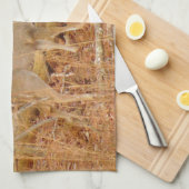 Baby Deer's eerste winter Theedoek (Quarter Fold)