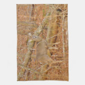 Baby Deer's eerste winter Theedoek (Verticaal)