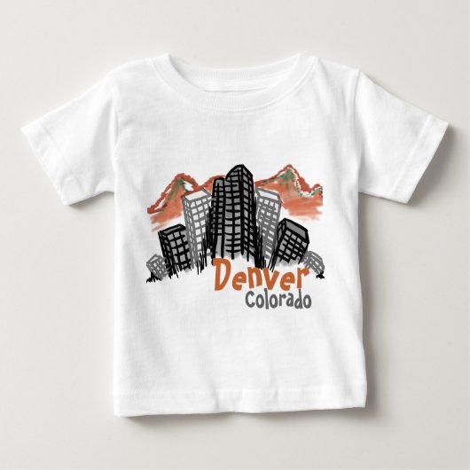 Baby Denver Colorado shirt (Voorkant)