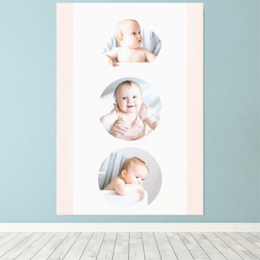 baby Design Gift Moeder Canvas Afdruk (Insitu (Houten vloer))