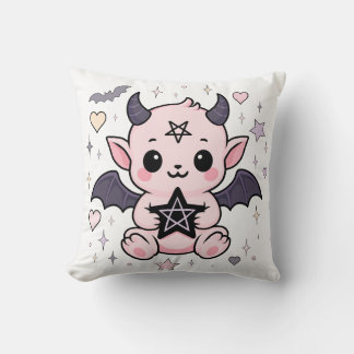Baby Devil - Kawaii Pastel Gothic Demon Kussen