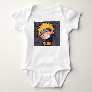 baby dichtbij romper