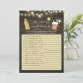 Baby die pappa-to-be het beste spel kent kaart (Staand voorkant)