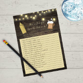 Baby die pappa-to-be het beste spel kent kaart