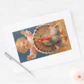 Baby die Tom Turkey  Sticker achtervolgt (Envelop)