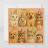 Baby dier verjaardagskaart! feestdagenkaart (Voorkant)