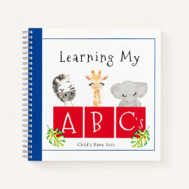 Baby Dieren ABC Spiraal Notebook Notitieboek