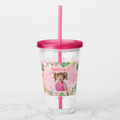 Baby Dieren Acryl Tumbler Kids Verjaardagscadeau Acryl Drinkbeker (Voorkant)