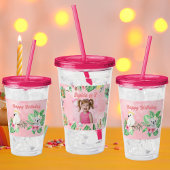Baby Dieren Acryl Tumbler Kids Verjaardagscadeau Acryl Drinkbeker