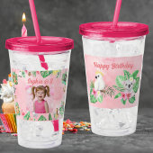 Baby Dieren Acryl Tumbler Kids Verjaardagscadeau Acryl Drinkbeker