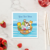 Baby Dieren | Ark van Noach | Gepersonaliseerd Servet (Insitu)