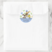 Baby Dieren Baby shower Dank u Sticker (Tas)