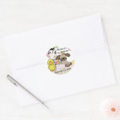 Baby Dieren Baby shower Sticker (Envelop)