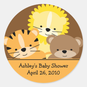 Baby Dieren Baby shower Sticker