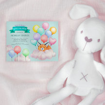 Baby Dieren Ballonnen Schattige Baby shower