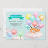 Baby Dieren Ballonnen Schattige Baby shower (Voorkant)