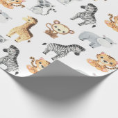 Baby Dieren Cadeaupapier (Hoek)