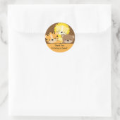 Baby Dieren Dank u Sticker (Tas)