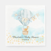 Baby Dieren Hete Luchtballon Douche Papier Servett Servet (Voorkant)