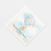 Baby Dieren Hete Luchtballon Douche Papier Servett Servet (Hoek)