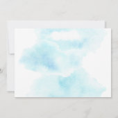 Baby-dieren Hot Air Ballon Ride Baby shower Kaart (Achterkant)