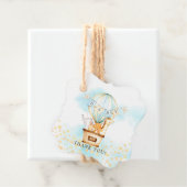 Baby-dieren Hot Air ballon rond de voordeur Label (In situ)