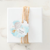 Baby-dieren Hot Air ballon rond de voordeur Label (In situ)