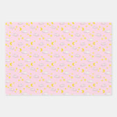 Baby-dieren in de wolken inpakpapier vel (Voorkant 3)