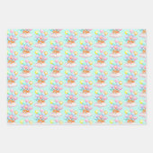 Baby-dieren in de wolken inpakpapier vel (Voorkant)