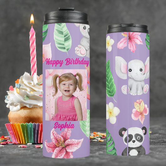Baby Dieren Kinder Foto Tumbler Geschenken voor Ve Thermosbeker