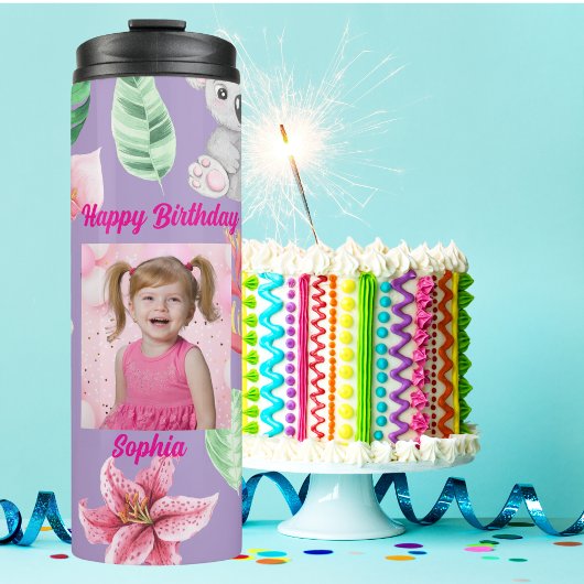 Baby Dieren Kinder Foto Tumbler Geschenken voor Ve Thermosbeker