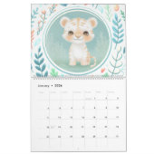 Baby Dieren Pastel Kleuren Douche | kinderkamer Kalender (Jan 2026)