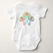Baby Dieren Rammelaar Bodysuit (Achterkant)