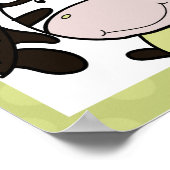 Baby dierentuin Dieren Giraffe Zebra Leeuw set van Poster (Hoek)