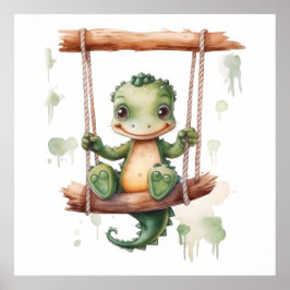 Baby Dierlijke Prints voor Kwekerij, Safari poster