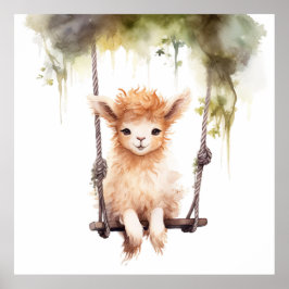 Baby Dierlijke Prints voor Kwekerij, Safari poster
