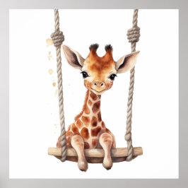 Baby Dierlijke Prints voor Kwekerij, Safari poster
