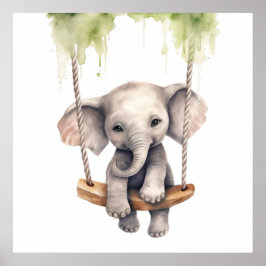 Baby Dierlijke Prints voor Kwekerij, Safari poster