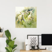 Baby Dierlijke Prints voor Kwekerij, Safari poster (Thuiskantoor)