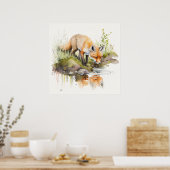 Baby Dierlijke Prints voor Kwekerij, Safari poster (Keuken)