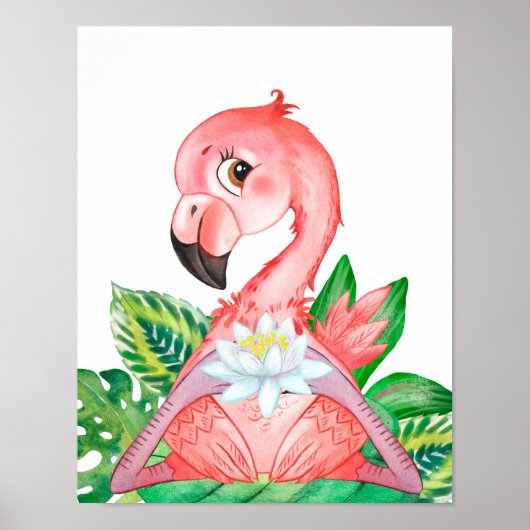 Baby Dierlijke Prints voor Kwekerij, Safari poster (Voorkant)