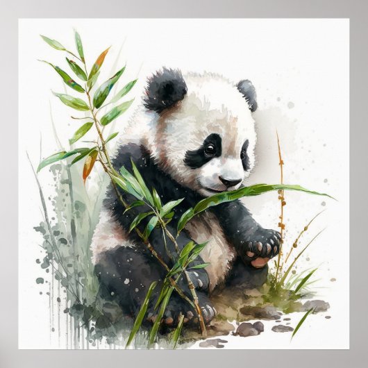 Baby Dierlijke Prints voor Kwekerij, Safari poster (Voorkant)