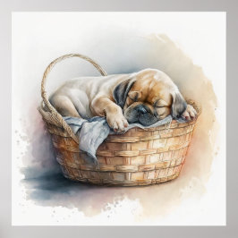 Baby Dierlijke Prints voor Kwekerij, Schattige Hon