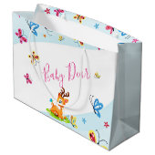 Baby diersoort groot cadeauzakje (Achterkant Gekanteld)